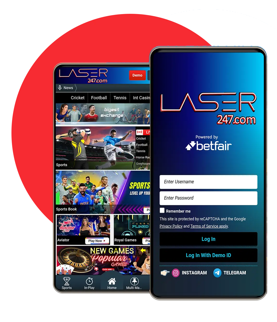 online betting id laserbook